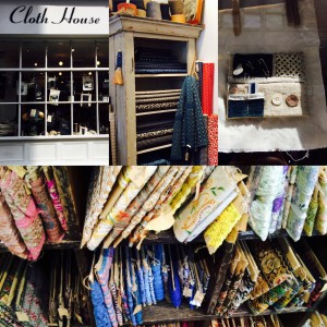 Auf der Jagd nach Vintage-Sari Borten im Cloth House - immer schön fokussiert bleiben...
