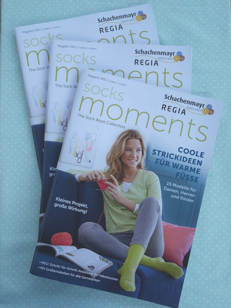 Das neue Sockenheft von Regia ist da: "Socks Moments Magazin 001"
